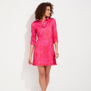 Vineyard Vines Sankaty Bamboo Margo Shirt Dress- L